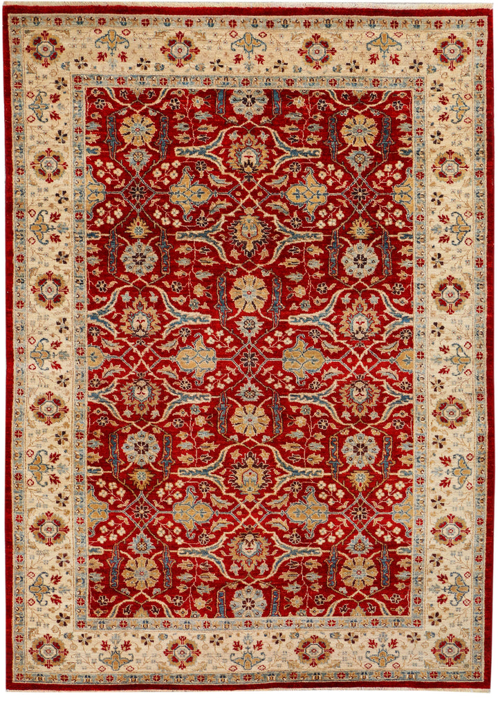 Maroon Ziegler 5' 9 x 8' 1 - No. 37927 - ALRUG Rug Store