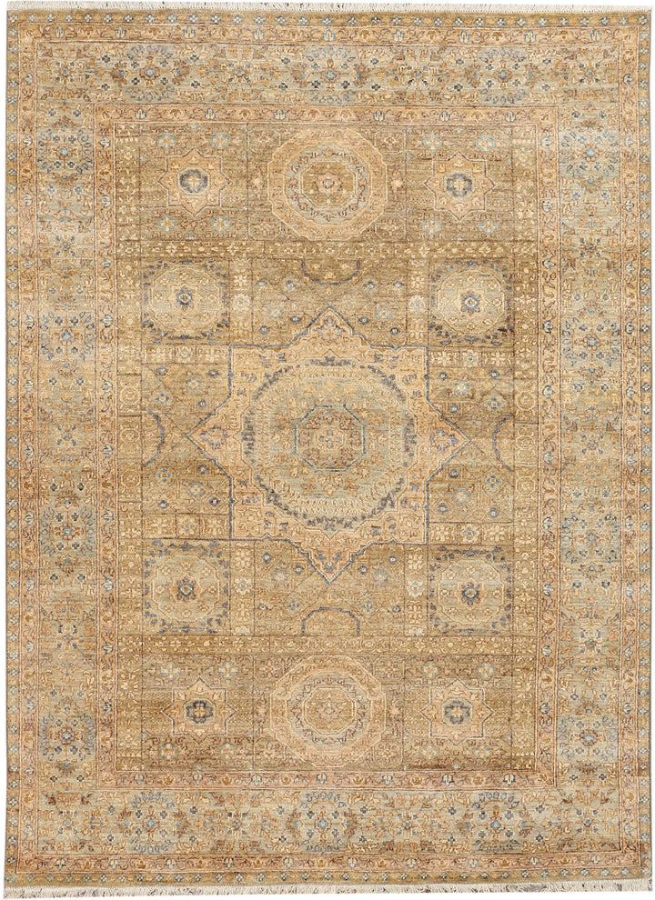 Tan Mamluk 5' 2 x 7' 1 - No. 37928 - ALRUG Rug Store