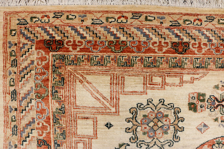 Navajo White Khotan 6' x 9' - No. 37938 - ALRUG Rug Store