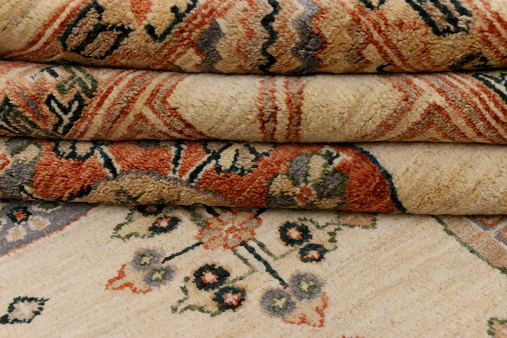 Navajo White Khotan 6' x 9' - No. 37938 - ALRUG Rug Store