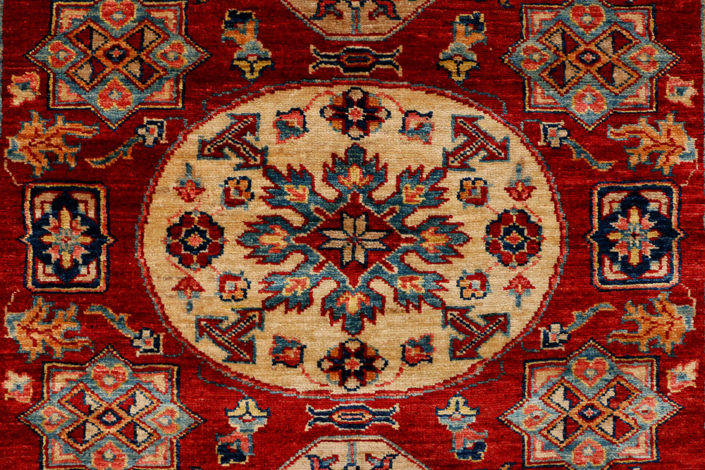 Firebrick Kazak 5' 9 x 6' - No. 37944 - ALRUG Rug Store