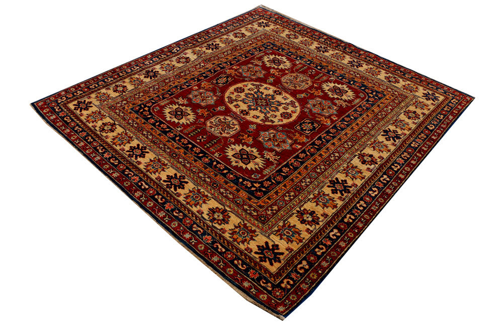 Firebrick Kazak 5' 9 x 6' - No. 37944 - ALRUG Rug Store