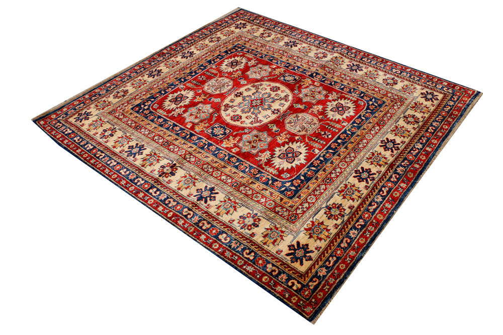 Firebrick Kazak 5' 9 x 6' - No. 37944 - ALRUG Rug Store