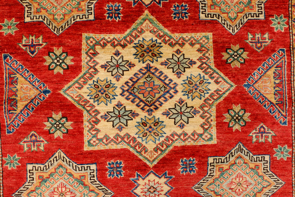 Red Kazak 5' 7 x 8' 3 - No. 37950 - ALRUG Rug Store