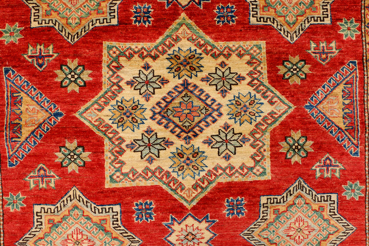Red Kazak 5' 7 x 8' 3 - No. 37950 - ALRUG Rug Store