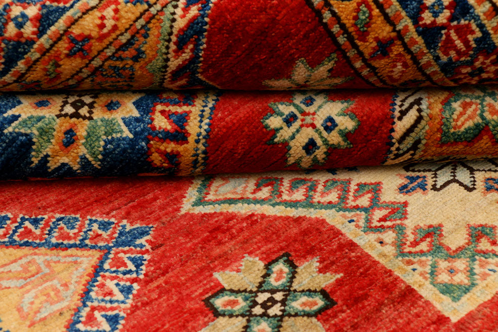 Red Kazak 5' 7 x 8' 3 - No. 37950 - ALRUG Rug Store