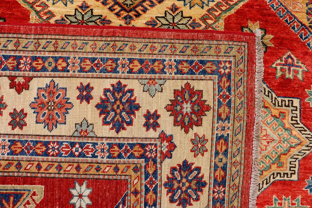 Red Kazak 5' 7 x 8' 3 - No. 37950 - ALRUG Rug Store