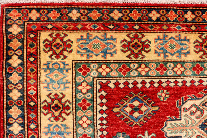 Red Kazak 5' 2 x 6' 11 - No. 37952 - ALRUG Rug Store