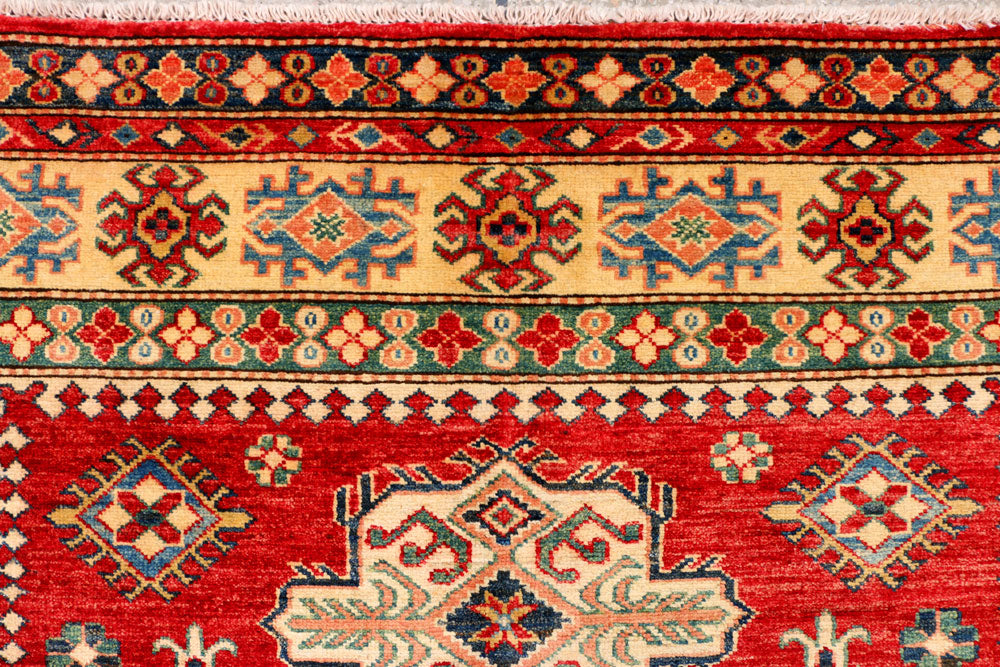 Red Kazak 5' 2 x 6' 11 - No. 37952 - ALRUG Rug Store
