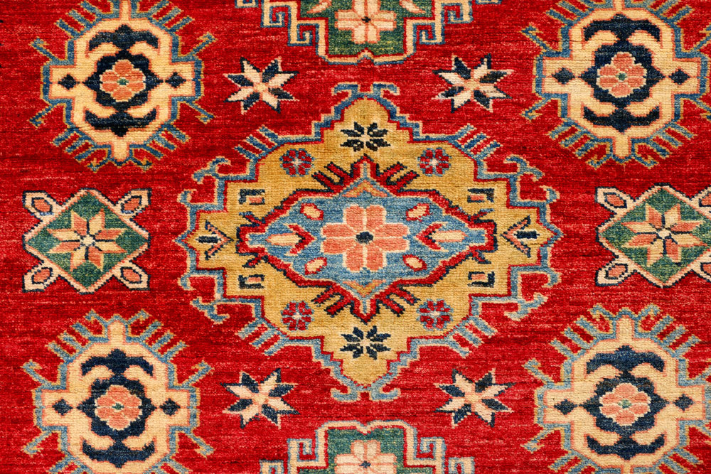 Red Kazak 5' 2 x 6' 11 - No. 37952 - ALRUG Rug Store