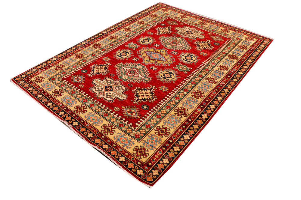 Red Kazak 5' 2 x 6' 11 - No. 37952 - ALRUG Rug Store