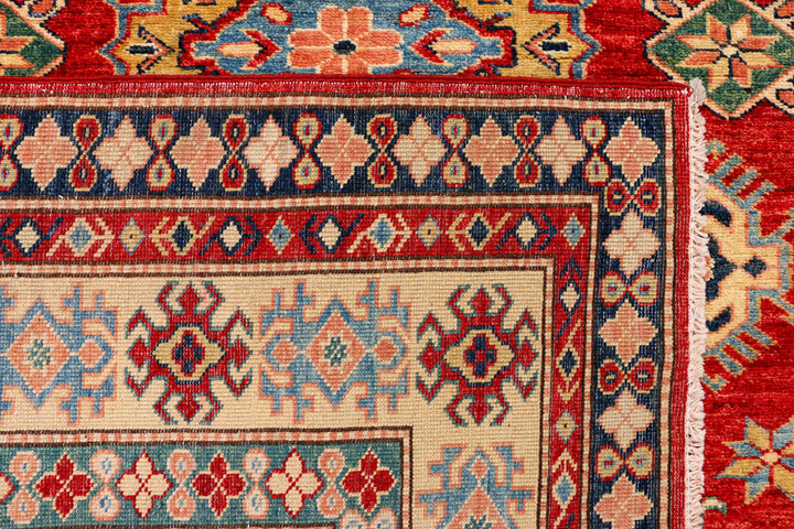 Red Kazak 5' 2 x 6' 11 - No. 37952 - ALRUG Rug Store