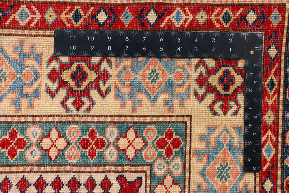 Red Kazak 5' 2 x 6' 11 - No. 37952 - ALRUG Rug Store