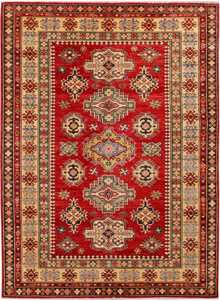 Red Kazak 5' 2 x 6' 11 - No. 37952 - ALRUG Rug Store