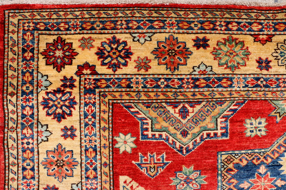 Firebrick Kazak 5' 6 x 8' 4 - No. 37953 - ALRUG Rug Store
