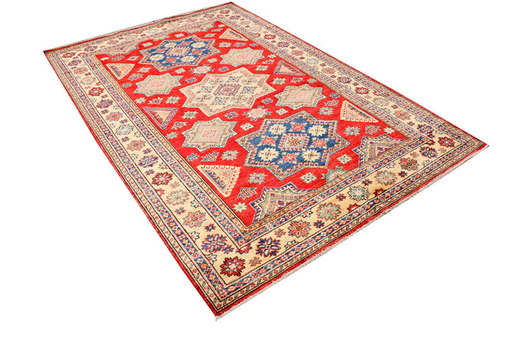 Firebrick Kazak 5' 6 x 8' 4 - No. 37953 - ALRUG Rug Store