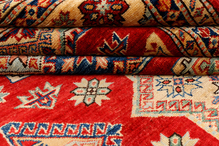 Firebrick Kazak 5' 6 x 8' 4 - No. 37953 - ALRUG Rug Store