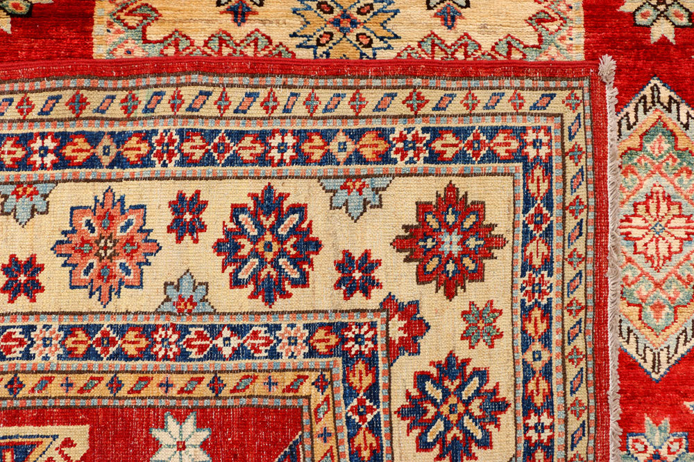 Firebrick Kazak 5' 6 x 8' 4 - No. 37953 - ALRUG Rug Store
