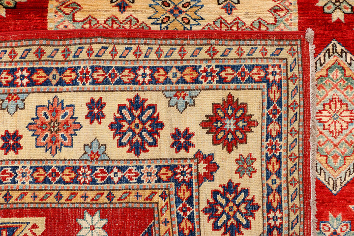Firebrick Kazak 5' 6 x 8' 4 - No. 37953 - ALRUG Rug Store