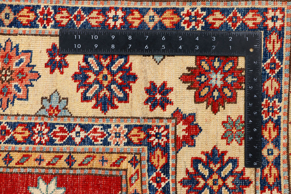 Firebrick Kazak 5' 6 x 8' 4 - No. 37953 - ALRUG Rug Store