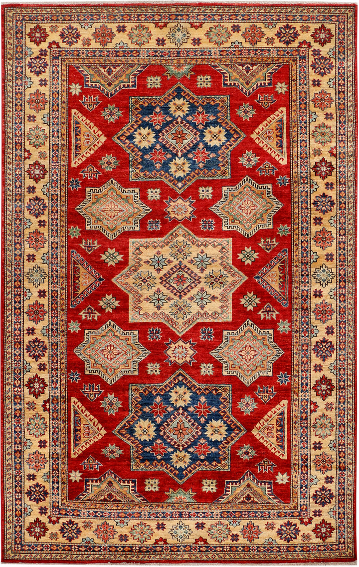 Firebrick Kazak 5' 6 x 8' 4 - No. 37953 - ALRUG Rug Store