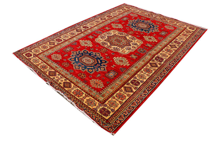 Firebrick Kazak 5' 7 x 7' 8 - No. 37954 - ALRUG Rug Store