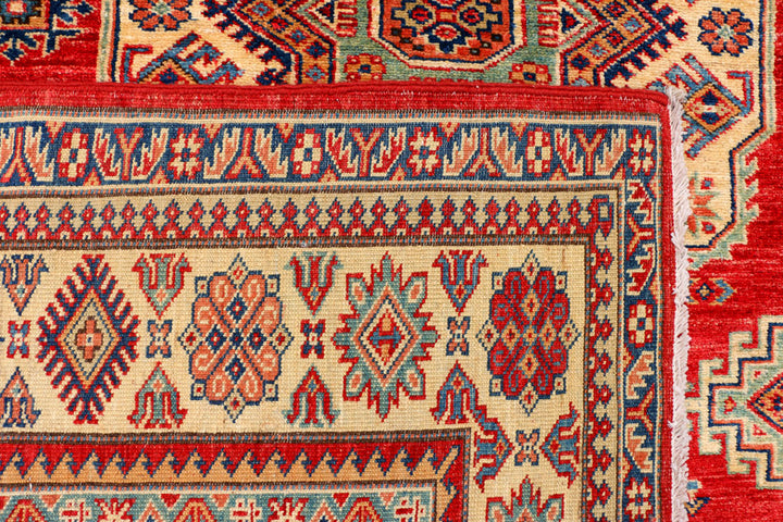 Firebrick Kazak 5' 7 x 7' 8 - No. 37954 - ALRUG Rug Store