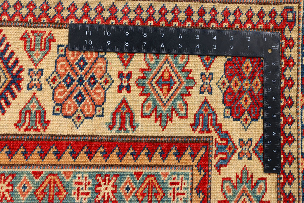 Firebrick Kazak 5' 7 x 7' 8 - No. 37954 - ALRUG Rug Store