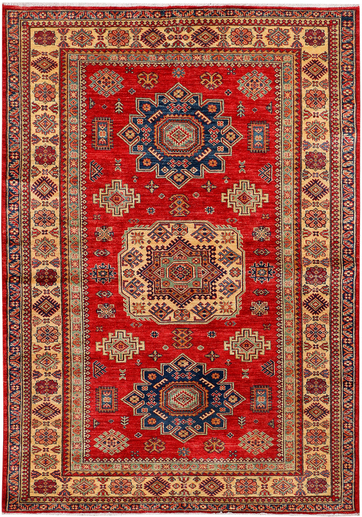 Firebrick Kazak 5' 7 x 7' 8 - No. 37954 - ALRUG Rug Store