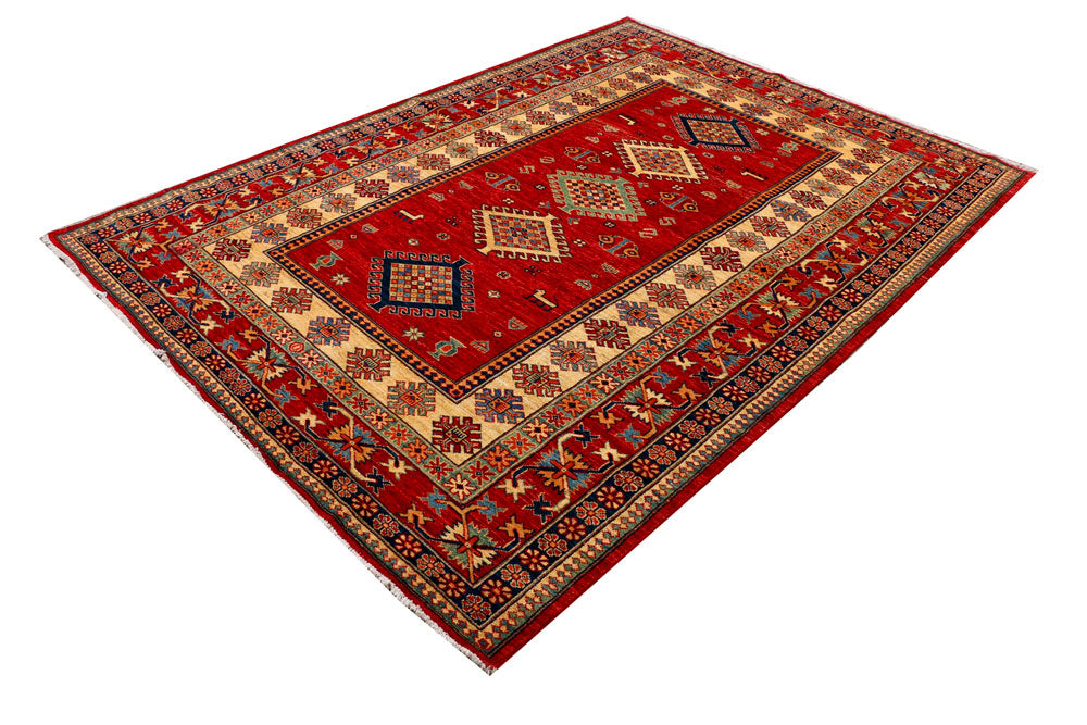 Firebrick Kazak 5' 8 x 7' 10 - No. 37959 - ALRUG Rug Store