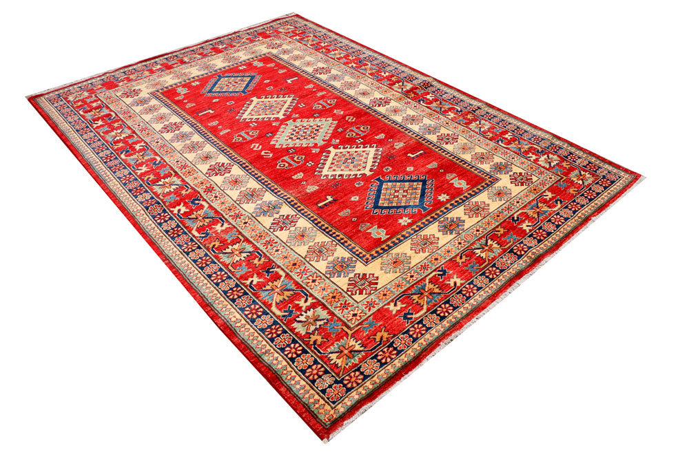 Firebrick Kazak 5' 8 x 7' 10 - No. 37959 - ALRUG Rug Store