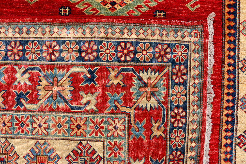 Firebrick Kazak 5' 8 x 7' 10 - No. 37959 - ALRUG Rug Store