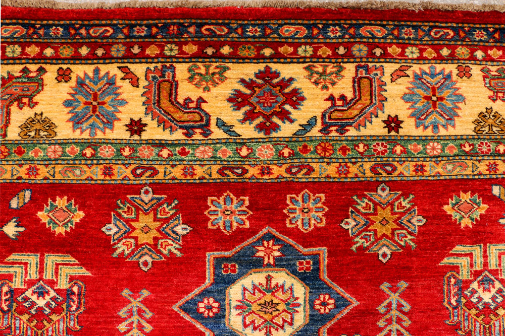 Firebrick Kazak 6' 11 x 9' 4 - No. 37960 - ALRUG Rug Store