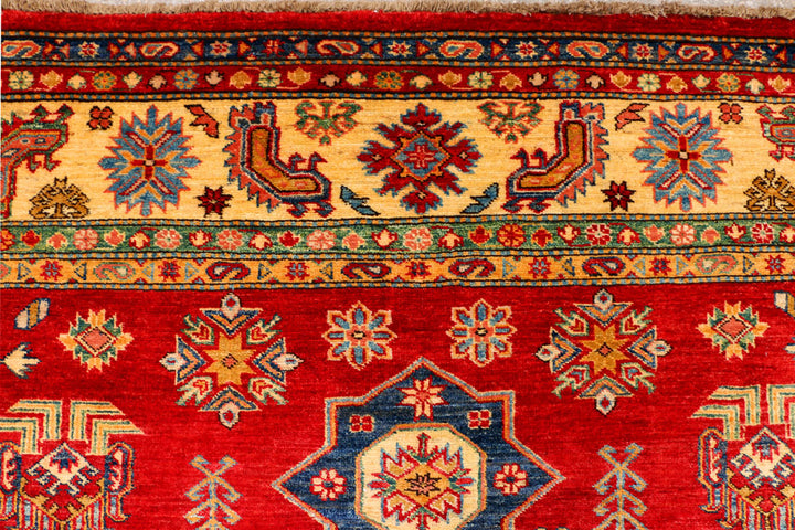 Firebrick Kazak 6' 11 x 9' 4 - No. 37960 - ALRUG Rug Store