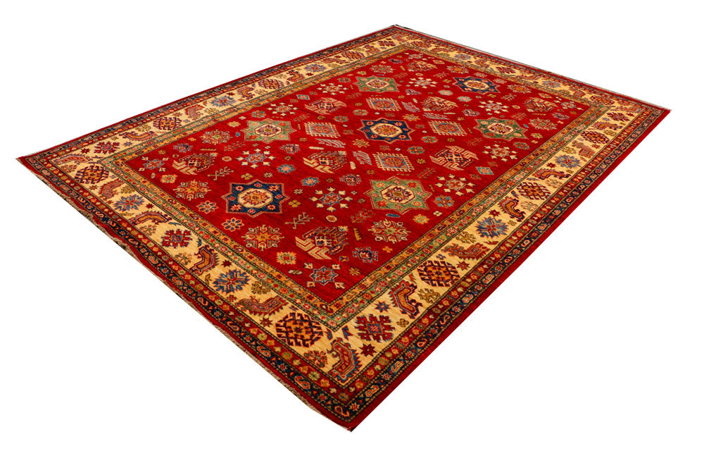 Firebrick Kazak 6' 11 x 9' 4 - No. 37960 - ALRUG Rug Store
