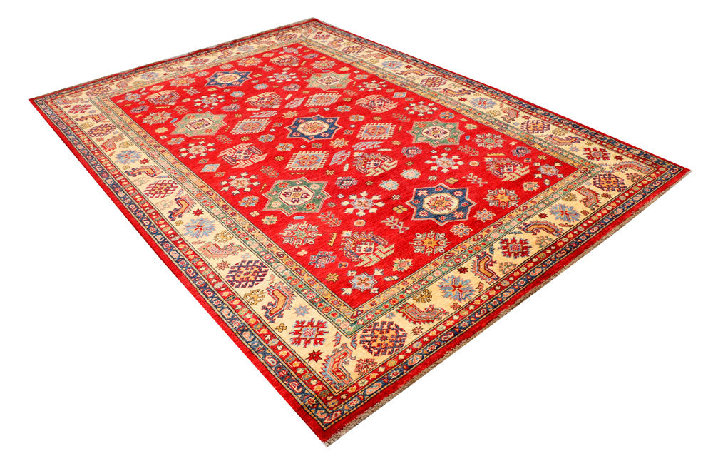Firebrick Kazak 6' 11 x 9' 4 - No. 37960 - ALRUG Rug Store