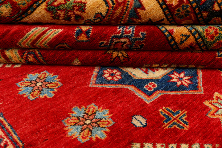 Firebrick Kazak 6' 11 x 9' 4 - No. 37960 - ALRUG Rug Store