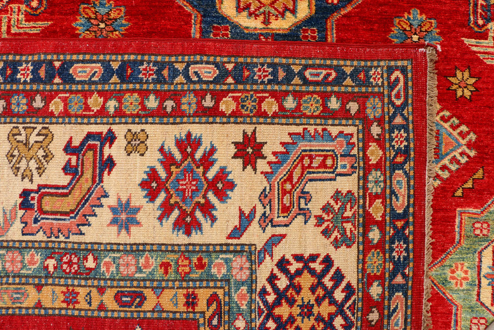 Firebrick Kazak 6' 11 x 9' 4 - No. 37960 - ALRUG Rug Store