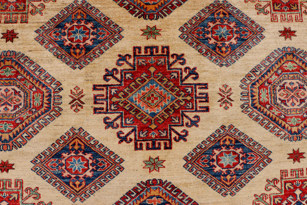 Tan Kazak 8' 10 x 12' 1 - No. 37961 - ALRUG Rug Store