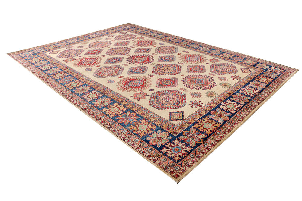 Tan Kazak 8' 10 x 12' 1 - No. 37961 - ALRUG Rug Store