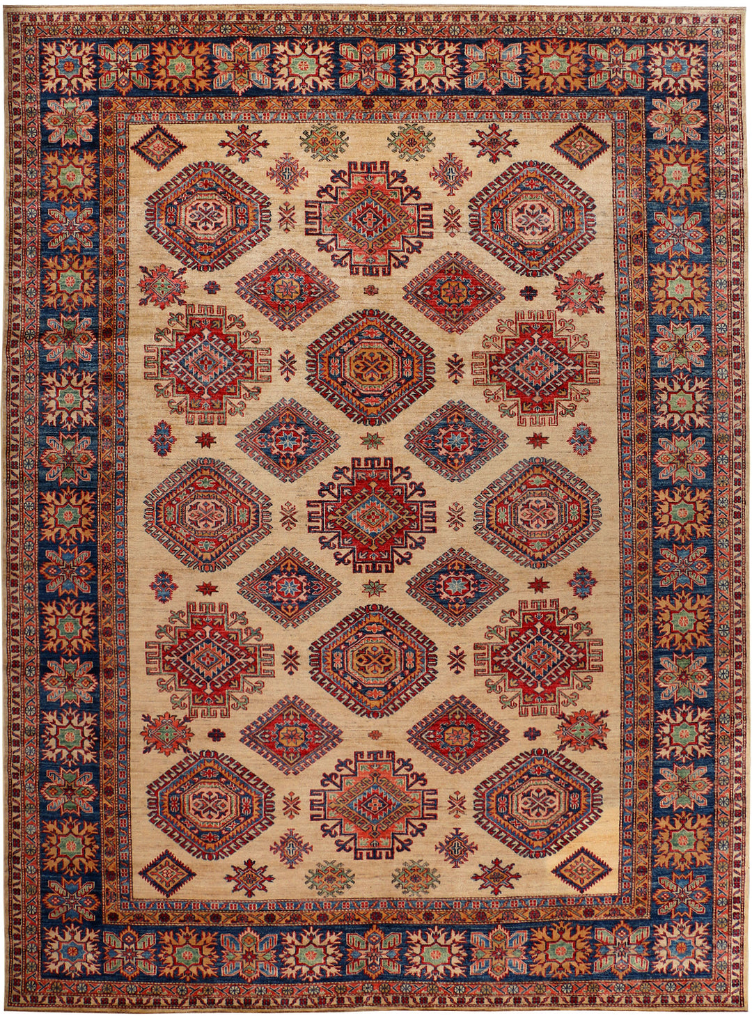 Tan Kazak 8' 10 x 12' 1 - No. 37961 - ALRUG Rug Store