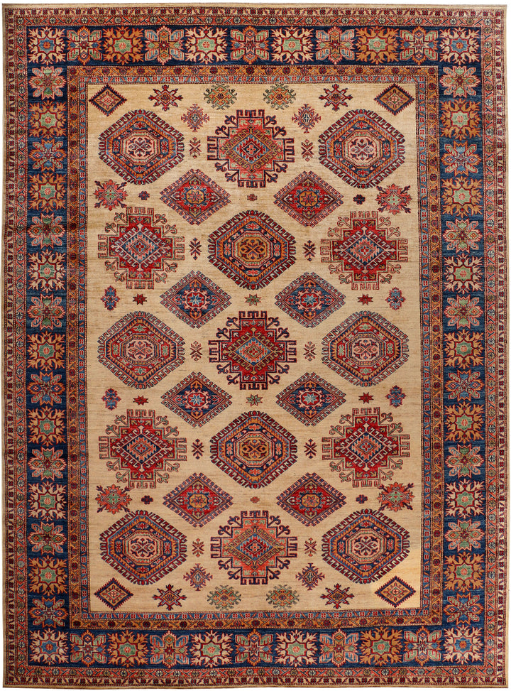 Tan Kazak 8' 10 x 12' 1 - No. 37961 - ALRUG Rug Store