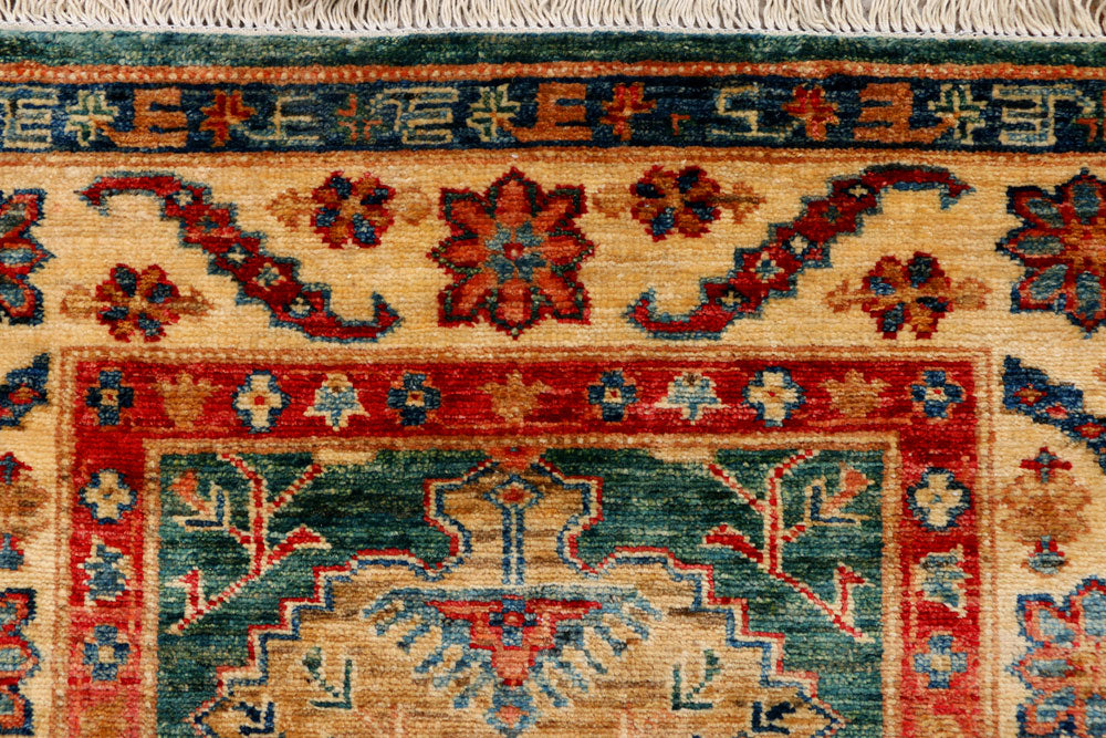 Darkgreen Kazak 2' 6 x 9' 10 - No. 37964 - ALRUG Rug Store