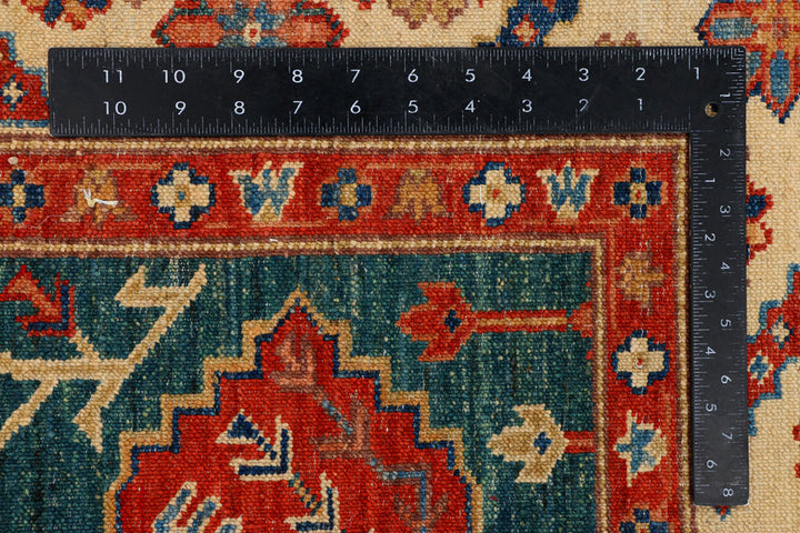 Darkgreen Kazak 2' 6 x 9' 10 - No. 37964 - ALRUG Rug Store