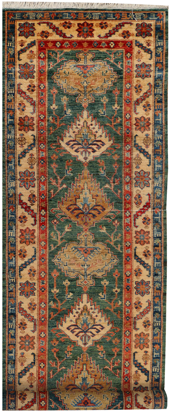 Darkgreen Kazak 2' 6 x 9' 10 - No. 37964 - ALRUG Rug Store
