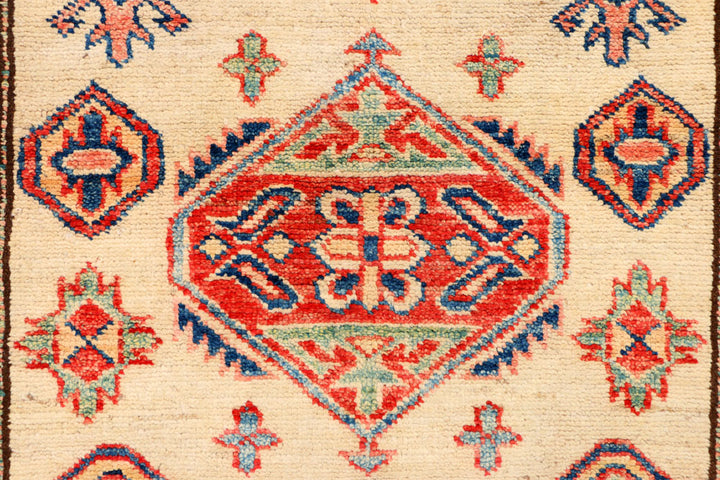 Navajo White Kazak 2' 7 x 9' 7 - No. 37968 - ALRUG Rug Store