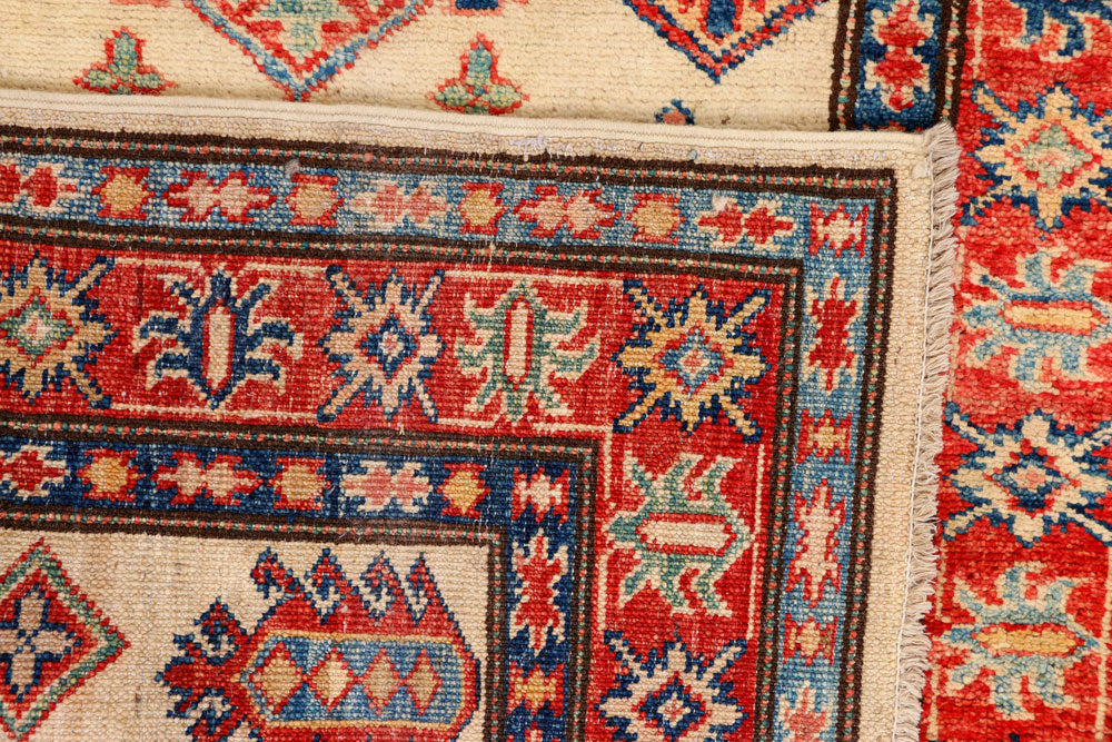 Navajo White Kazak 2' 7 x 9' 7 - No. 37968 - ALRUG Rug Store