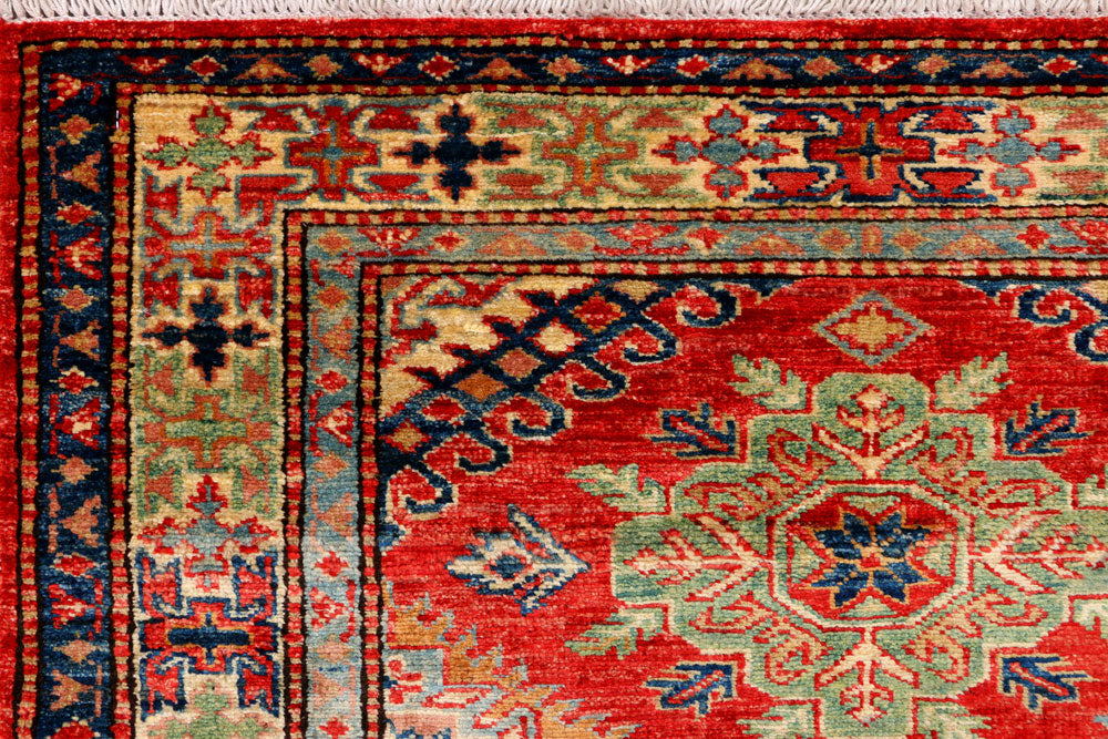Red Kazak 2' 10 x 7' 8 - No. 37977 - ALRUG Rug Store