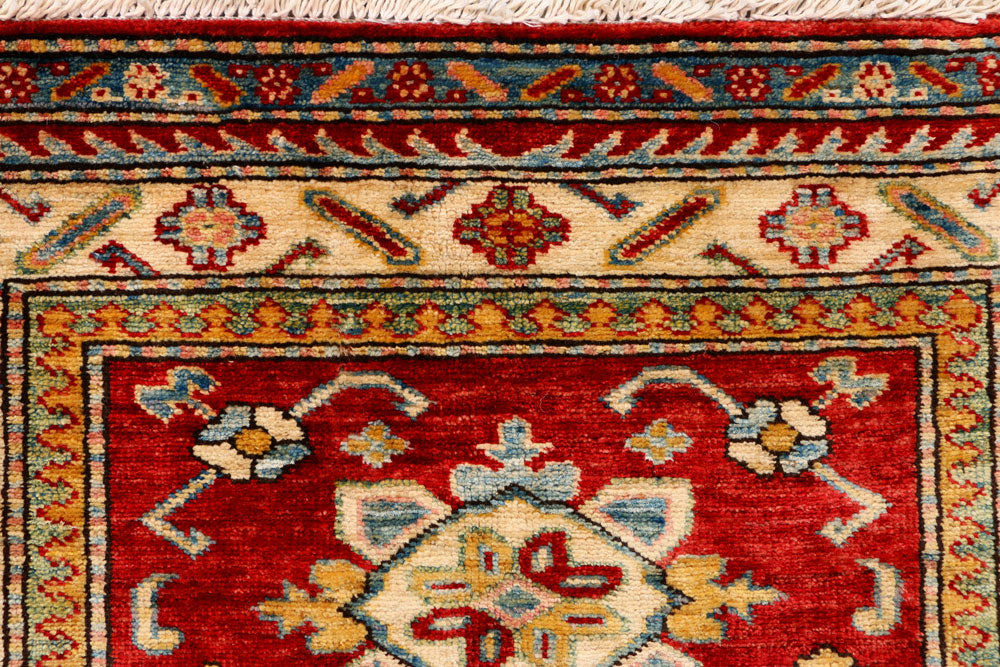 Firebrick Kazak 2' 8 x 3' 5 - No. 37995 - ALRUG Rug Store