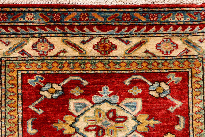 Firebrick Kazak 2' 8 x 3' 5 - No. 37995 - ALRUG Rug Store